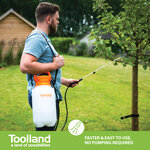Pulvérisateur à pression Toolland  pulvérisateur à pression 8 L  pulvérisateur à pression rechargeable  buse de pulvérisation réglable et bandoulière  pulvérisateur électrique pour plantes  pavés