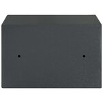 vidaXL Coffre-fort avec serrure à clé gris foncé 20x31x20 cm en acier
