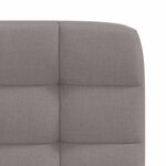vidaXL Chaises à manger lot de 2 taupe tissu