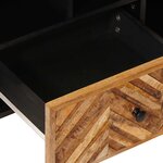 vidaXL Armoires de rangement avec tiroir Marron 100 x 33 5 x 46 cm