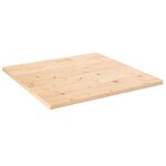 vidaXL Dessus de table 70x70x2 5 cm bois de pin massif