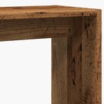 vidaXL Table d'appoint vieux bois 50x26x50 cm bois d'ingénierie