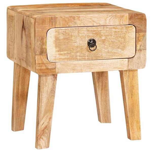 vidaXL Table d'appoint Marron 40 x 32 x 46 cm Bois de mangue massif