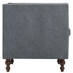 vidaXL Fauteuil gris tissu