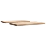 vidaXL Dessus de table 2 Pièces 60x30x2 5cm rectangulaire bois pin massif