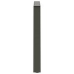 vidaXL Pieds de table à manger en forme de V  3 pièces  anthracite  100 x (72-73 3) cm  acier
