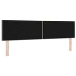 vidaXL Tête de Lit LED Argyle Gris clair 90 cm Velours