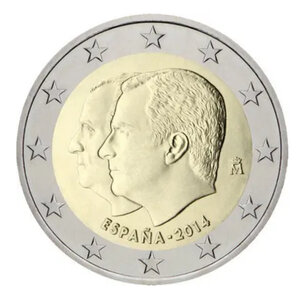 2 euros commémorative Espagne 2014 - Felipe VI.