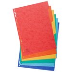 EXACOMPTA Intercalaires en carte lustrée 3/10e 220 grammes