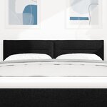 vidaXL Tête de Lit Design Lignes Noires 72 cm Tissu