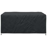 vidaXL Housse pour mobilier d'extérieur Noir 143 x 225 x 90 cm 210D