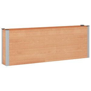 vidaXL Jardinière surélevée Marron 200 x 30 x 72 cm WPC et Aluminium