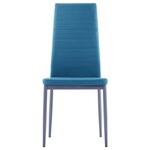 vidaXL Ensemble de salle à manger 5 Pièces Bleu