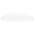 vidaXL Coussin de sommeil Uni Blanc 70 x 36 x 13 cm