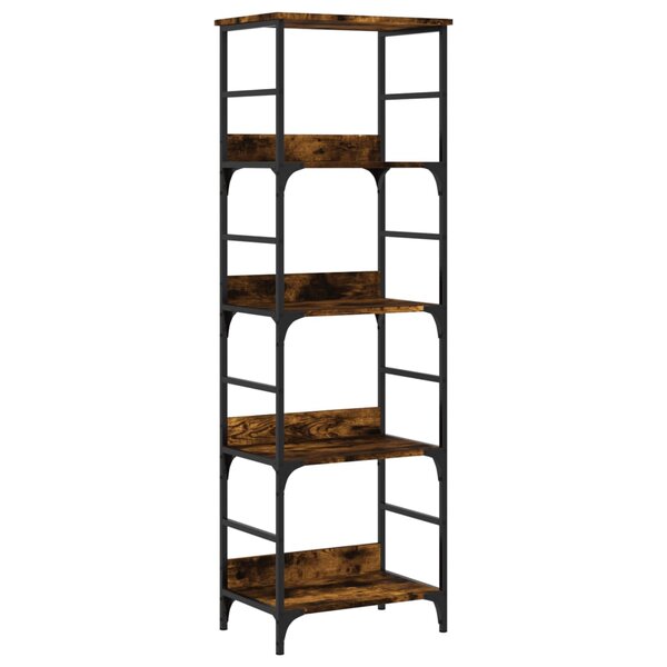 vidaXL Bibliothèque chêne fumé 50x33x153 cm bois d'ingénierie