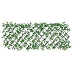 vidaXL Treillis de lierre artificiel extensible vert 5 Pièces 186x30 cm