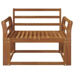 vidaXL Sofa de milieu extérieur Naturel