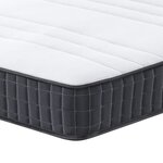 vidaXL Matelas à ressorts bonnell moyen 140x190 cm