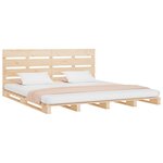 vidaXL Cadre de lit sans matelas 160x200 cm bois massif de pin