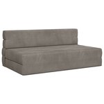 vidaXL Canapé-lit pliable Gris clair 152 x 86 5 x 60 cm Tissu