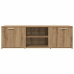 vidaXL Meuble TV chêne artisanal 120x34x37 cm bois d'ingénierie