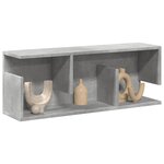vidaXL Armoire murale 80x20x30 cm gris béton bois d'ingénierie