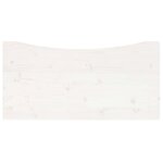 vidaXL Dessus de bureau blanc 100x50x2 5 cm bois massif de pin