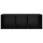 vidaXL Meuble TV Chêne noir Bois d'ingénierie