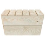 vidaXL Tables de jardin 2 Pièces 60x60x30 cm Bois d'épicéa imprégné