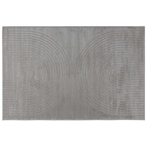 vidaXL Tapis de surface HUARTE Gris 280 x 200 cm Polyester