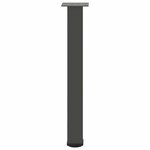 vidaXL Pieds de table console 4 pièces Anthracite 72-74 cm Acier