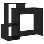 vidaXL Bureau Chêne noir 106 x 40 x 88.5 cm Bois d'ingénierie