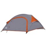 vidaXL Tente de camping à dôme 1 personne orange imperméable