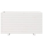 vidaXL Jardinière blanc 90x40x49 5 cm bois de pin massif