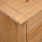 vidaXL Buffet 93x40x80 cm Pin solide Assortiment Panama