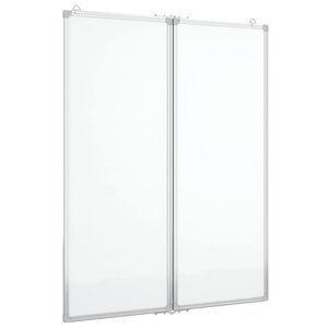 vidaXL Tableau blanc magnétique pliable 80x100x1 7 cm aluminium