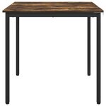 vidaXL Table de salle à manger / Table de repas MÉTAL