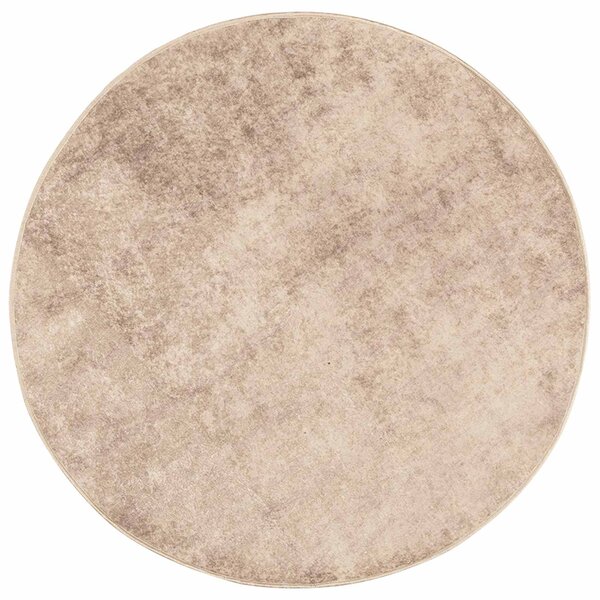 vidaXL Coureur de Tapis MARSA Beige 120 x 120 cm Polyester et PVC