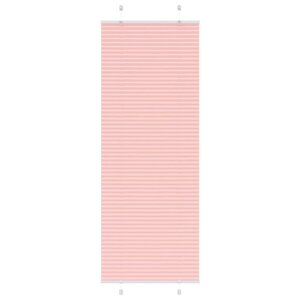 vidaXL Store plissé rose 70x200 cm largeur du tissu 69 4 cm polyester