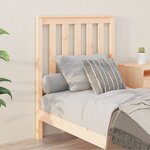 vidaXL Tête de lit 81x6x101 cm Bois massif de pin