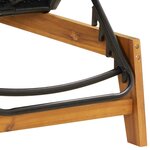 vidaXL Salon de jardin 3 Pièces résine tressée et bois massif d'acacia