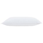 vidaXL Oreillers 2 Pièces Blanc 40 x 80 cm 130gsm 100  coton
