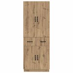 vidaXL Ensemble de Meubles 2 Pièces Chêne artisanal Bois d'ingénierie