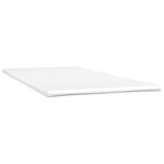 vidaXL Sommier à lattes de lit et matelas et LED gris clair 90x220 cm velours