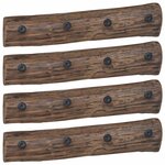 vidaXL Cintre Marron 50 x 8 x 12 cm Bois Recyclé Solide