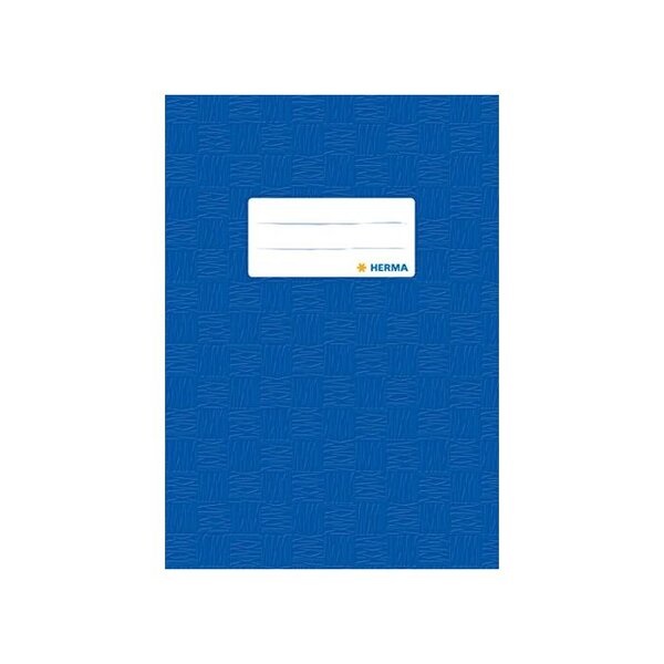 Protège-cahiers format A5  en PP  couverture bleu HERMA