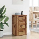 vidaXL Buffet Bois ancien 40 x 33 x 70 cm Bois d'ingénierie
