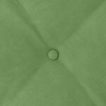 vidaXL Coussin de Dos Vert clair 100 x 50 cm Tissu en velours côtelé
