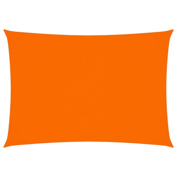 vidaXL Voile de parasol Tissu Oxford rectangulaire 6x8 m Orange