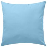 vidaXL Oreiller d'extérieur lot de 2 45 x 45 cm Bleu clair
